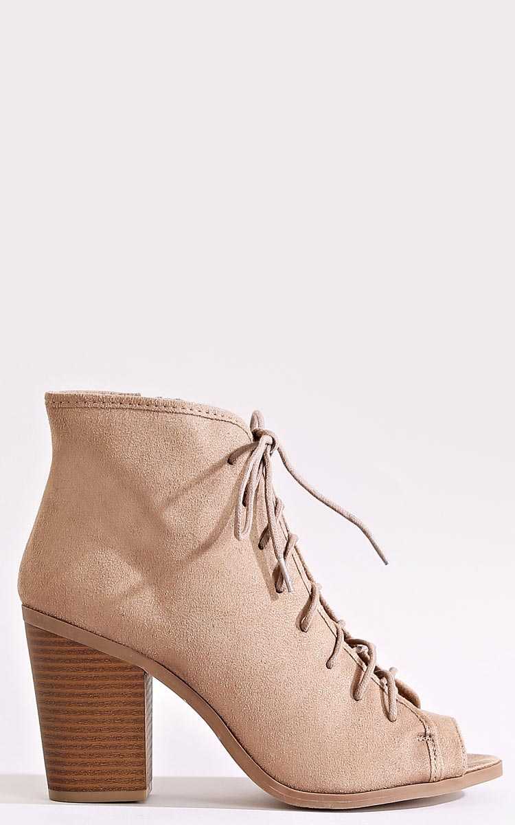 SODA Urban Summer Bootie - Light Taupe in Size 5.5 by Styles For Less