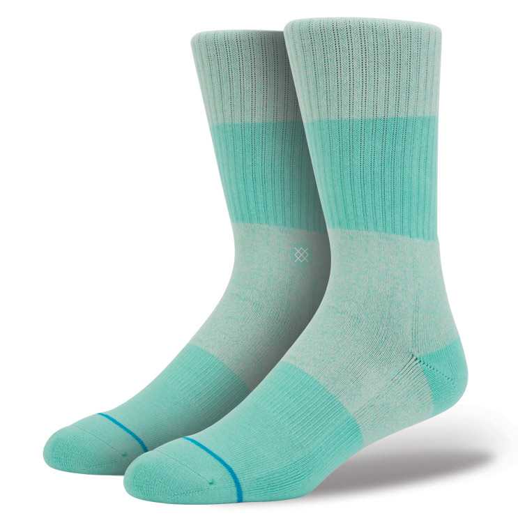 Stance Spectrum Teal S/M CLASSIC CREW Socks