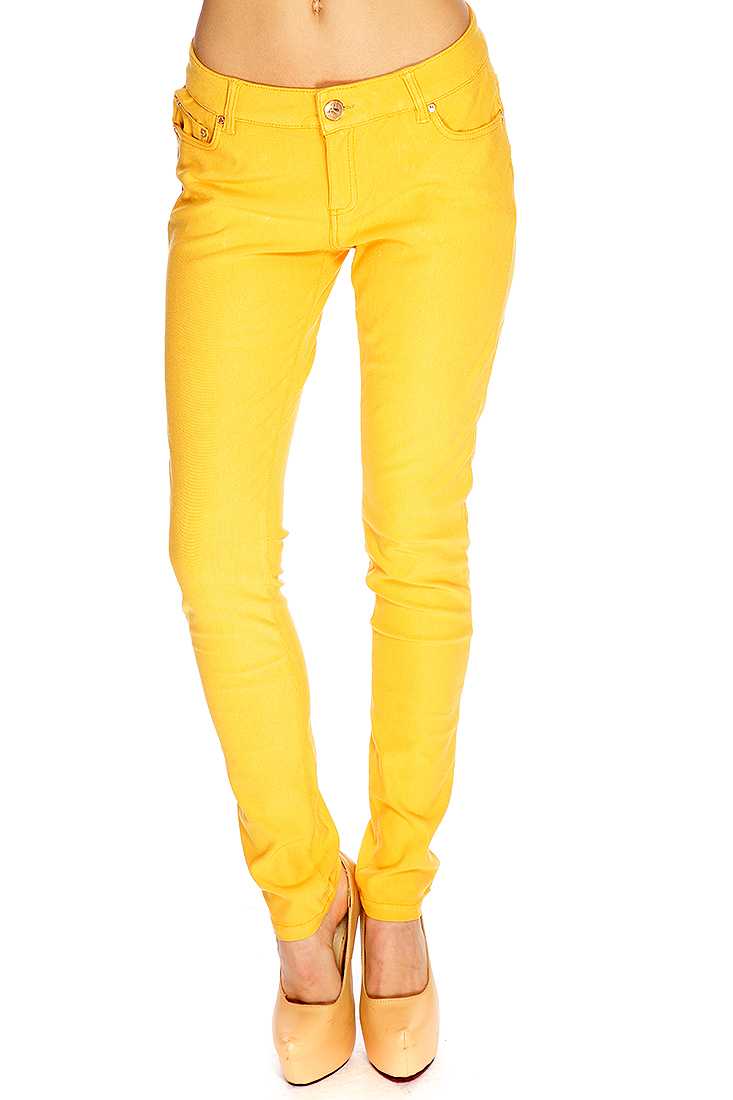 Marigold Stretchy Fit Spring Skinny Jeans